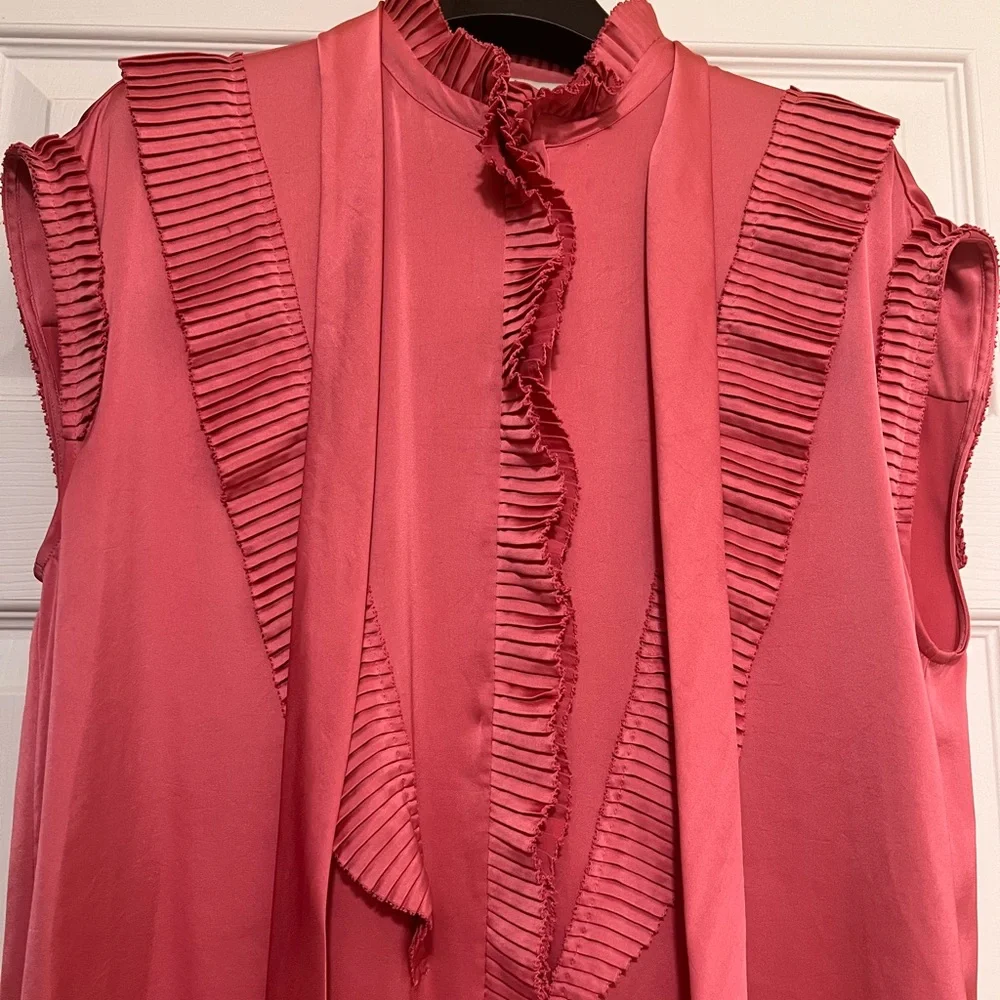 COACH Silk Tunic Dress (Pink Color) - Picture 2 of 4